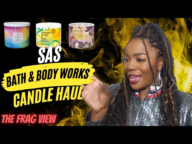 SAS BATH & BODY WORKS CANDLE HAUL PART 2 2023 - LIMITED EDITION CANDLES - The Frag View - Ep 186