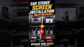 2011 Kia Sportage Car Play Head Unit Screen Upgrade Guide. #audio #automobile #carplay