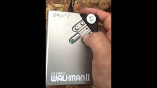 Sony Cassette Walkman WM-2 in silver