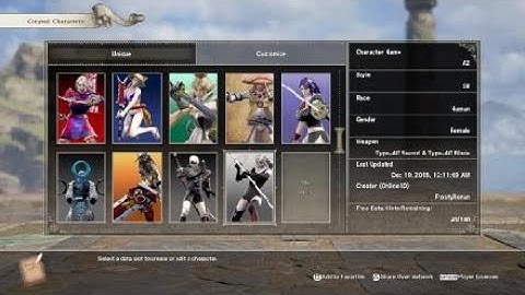 Soul Calibur 6 Custom Character - A2 (Nier: Automata)
