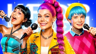 картинка: Кей-поп Охотницы На Демонов в реальной жизни! Как стать K-Pop звездой Руми?!