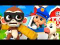 Rescue Vehicles Go Go Go! Animals Play on the Baby Train | LuLu LaLa Kids Cartoons