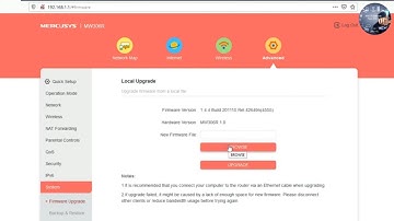mercusys firmware upgrade