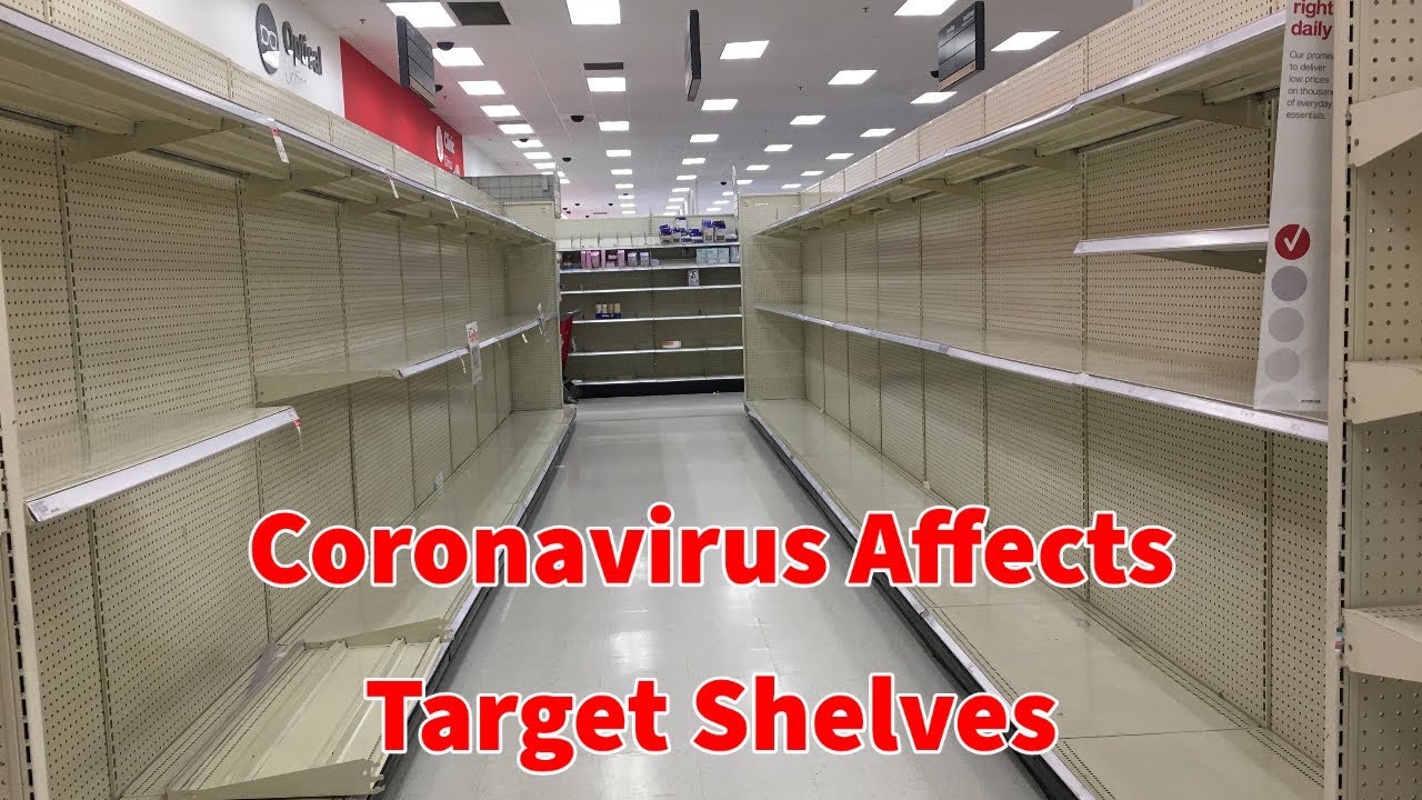 Coronavirus Affects Target Shelves
