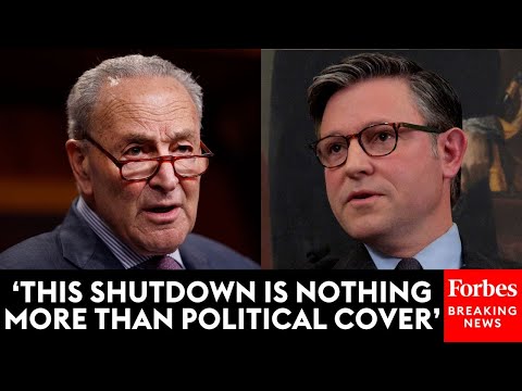 BREAKING NEWS: Speaker Johnson Assails Democrats As Government Shutdown Enters 8th Day