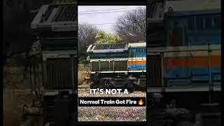 Thiruvananthapuram RAJDHANI EXPRESS Got Fire 😭🔥💔#train#fire#railway#viral#ratlam