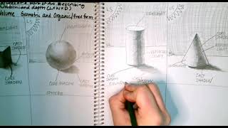 Shading forms (light source on the right) | Form and Value