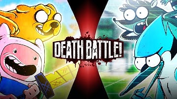 Fan Made Death Battle Trailer - Finn & Jake VS Mordecai & Rigby (Adventure Time VS Regular Show)