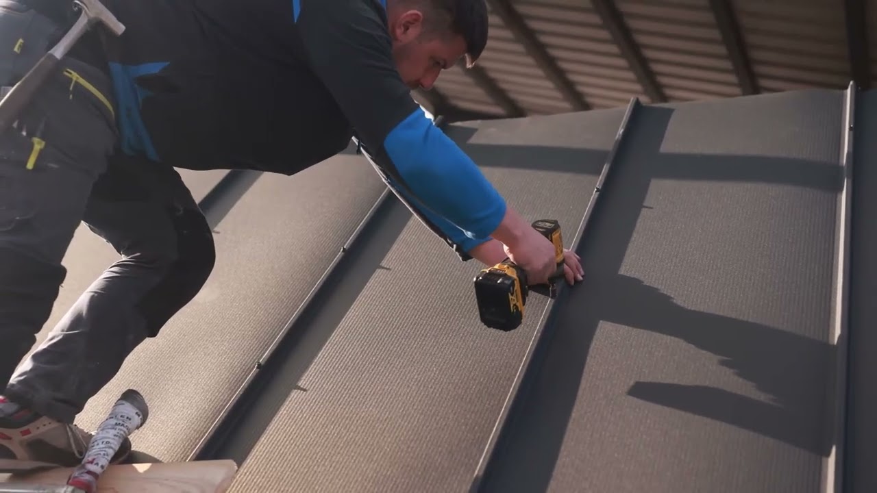 Montage von Dachprofil FALTRA