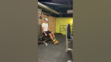 Extensão Joelhos Sentado Caneleira Unilateral