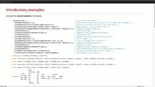 Monadic Programming: With Application to Data Analysis, Machine Learning and Language Processing