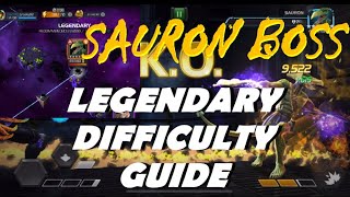 Legendary Side Quest Sauron Boss Guide & Tips | Marvel Contest of Champions screenshot 5