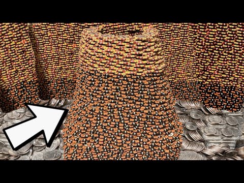$100M Coin Pusher Gamble: WORLD’S LARGEST POKER CHIP MOUNTAIN WALL CRASHES! HERE’S WHAT HAPPENED…