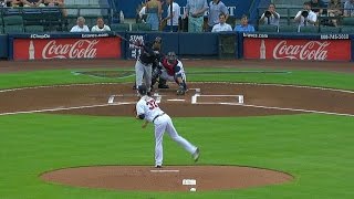 CLE@ATL: Ramirez opens the scoring with an RBI single