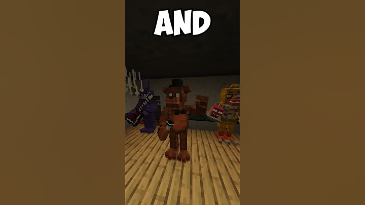 The ULTIMATE Minecraft FNAF Mod