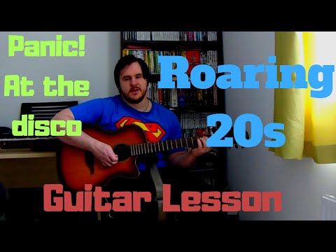 Panic! At The Disco Roaring 20s Guitar lesson chords + picking tab