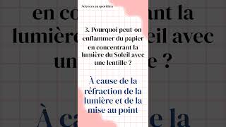 Une histoire scientifique étonnante en un éclair - Quiz de Science en 1 Minute (1156)