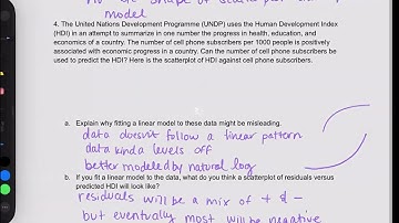 AP Stats Ch 9 Regression Wisdom examples
