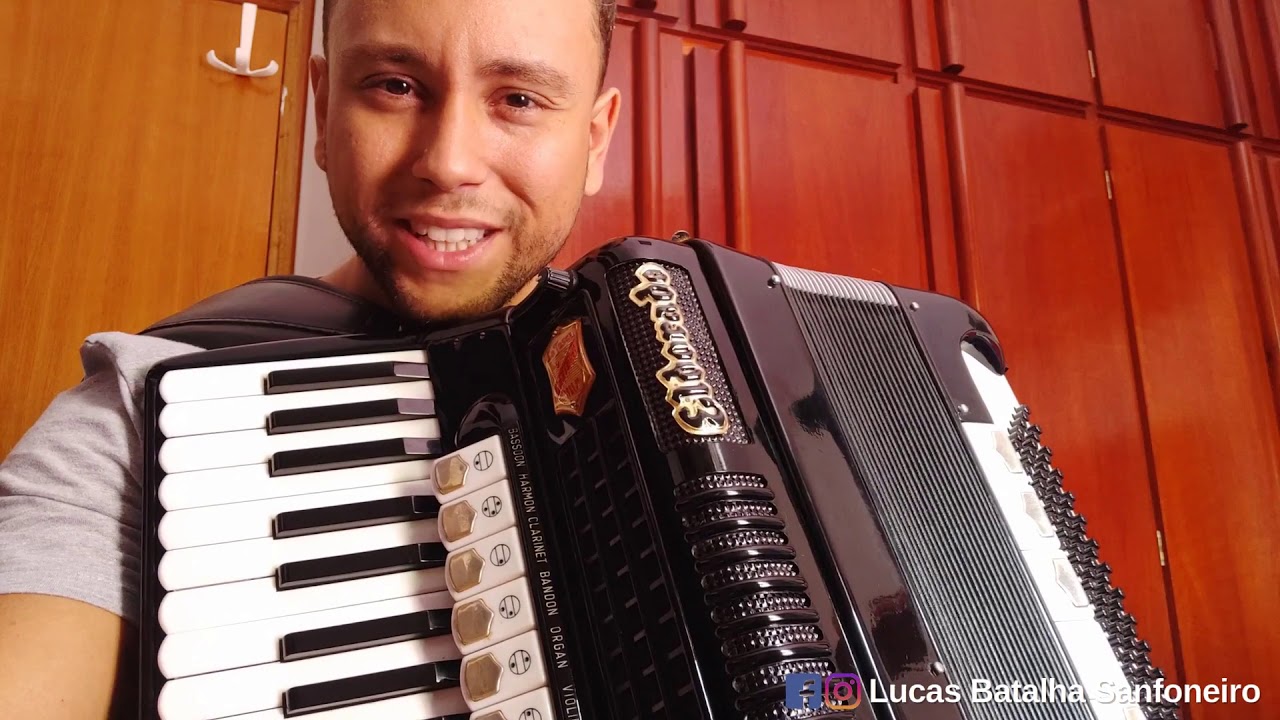 Como tocar SÓ QUERO UM XODÓ - Completa Parte Cantada - Aula de Sanfona