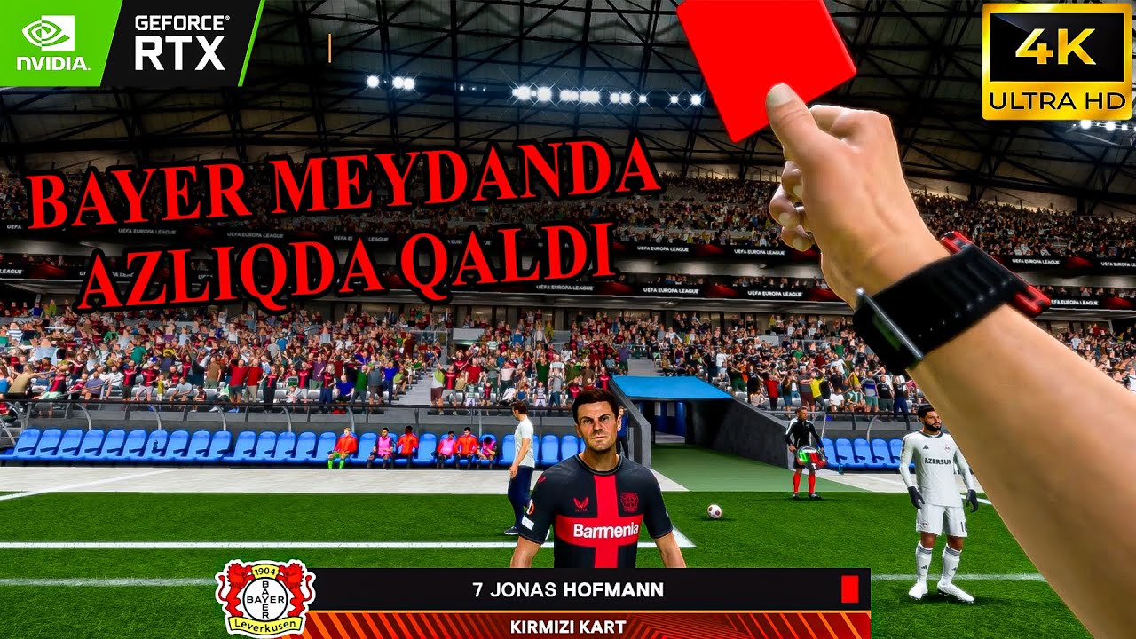 Oyuna penalti epizodu ilə başlamaq❗❓Bayer Leverkusen - Qarabağ cavab oyunu | FC 24 4K