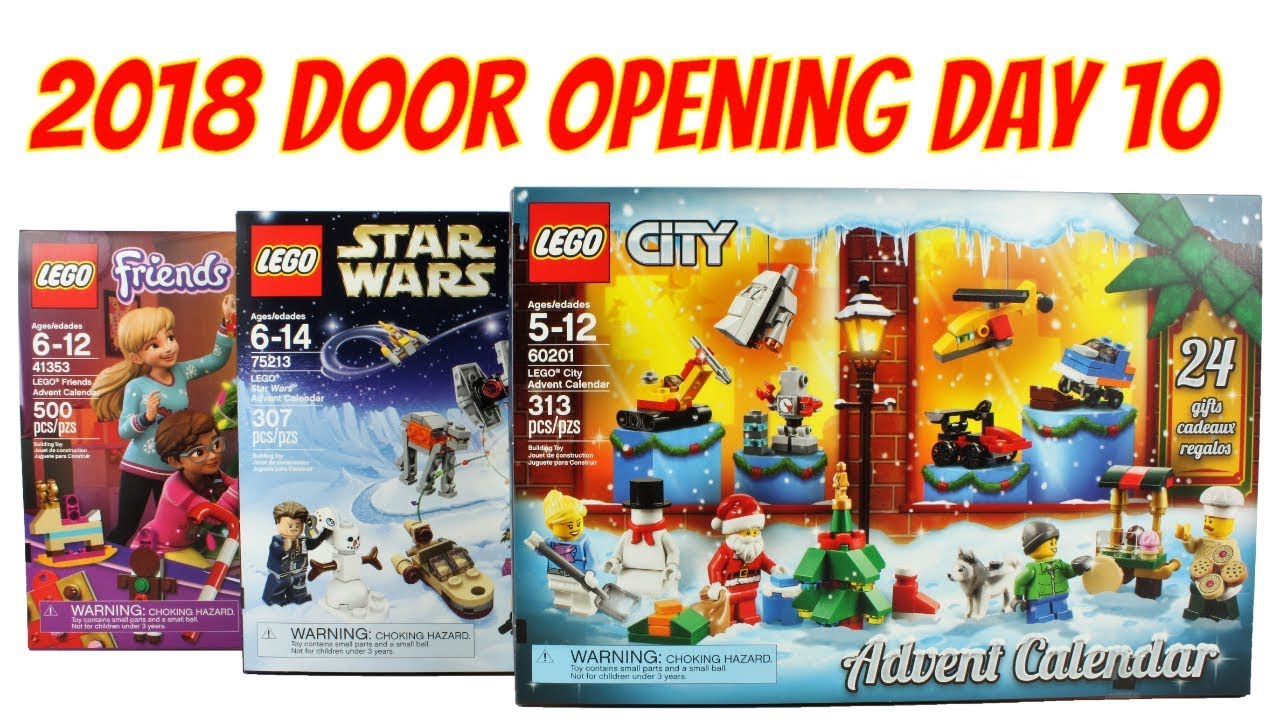 opening-every-2018-lego-advent-calendar-door-day-10-of-24-youtube