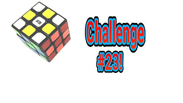Challenge #23- Solve A 3x3 Into A Checkerboard Pattern One-Handed!