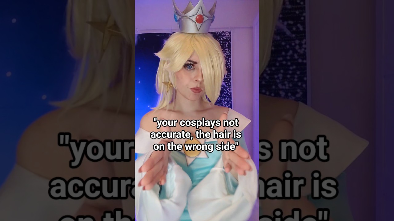 let's not nitpick.. #mario #rosalina #cosplay #comiccon #mariomovie #funny#cosplayer