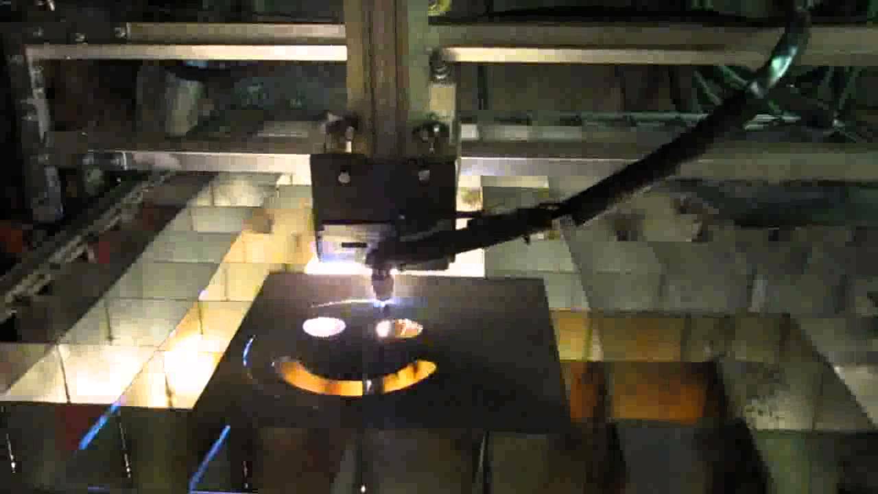 First successful test of my home built CNC plasma table