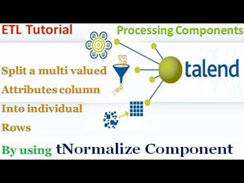 Talend ETL - How does tNormalize Component work?