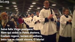 Video voorbeeld van "Salve Mater Misericordiae * Latin Traditional Roman Catholic song (v2)"