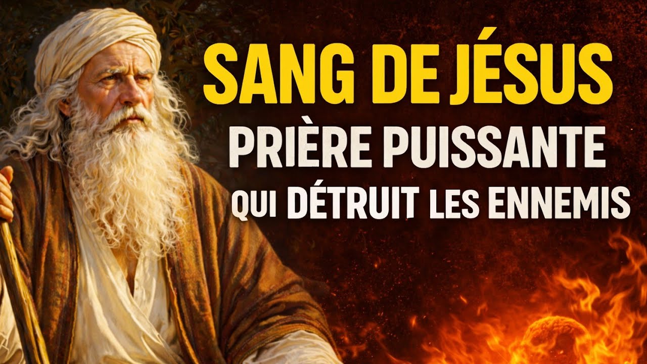 PRIÈRE PUISSANTE POUR INVOQUER LE SANG DE JÉSUS, EXPULSER LES DÉMONS, BRISER LA SORCELLERIE 