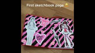 First sketchbook page :D #fypシ゚viral #art #artist #sketchbook
