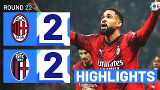 MILAN-BOLOGNA 2-2 | HIGHLIGHTS | Three penalties in a crazy game at San Siro | Serie A 2023/24