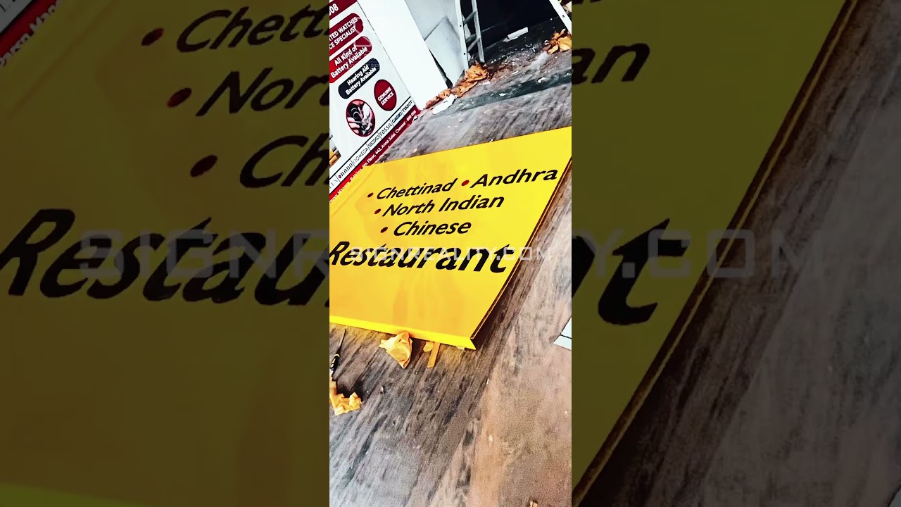 3D Acrylic Letter sign board-Hotel Signage - SignReality 