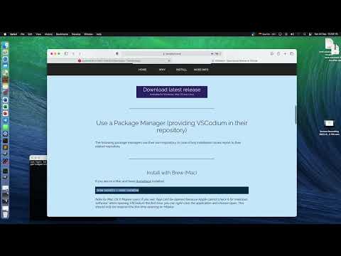 Install VSCodium (VsCode without telemetry)