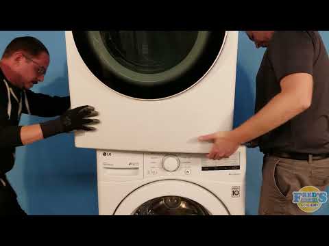 How to install a washer/dryer stacking kit
