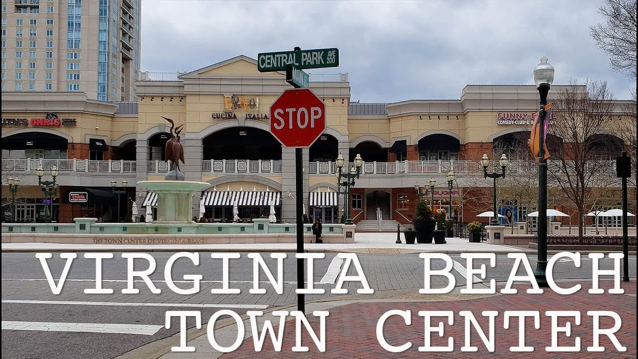Walking Tour Around Virginia Beach Town Center | Virginia, USA - YouTube