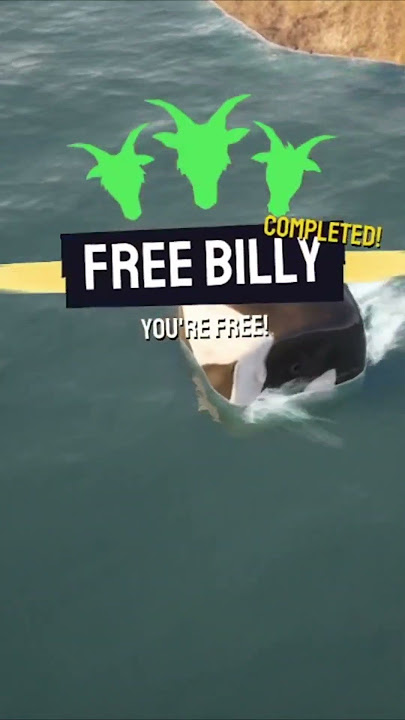 Freeing Billy the Whale in Goat Simulator 3!