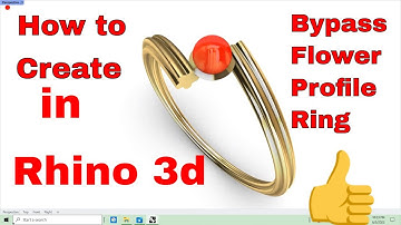 flower profile ring in rhino 3d | rhino tutorial |create pearl cap in rhino 3d rhino tips and tricks