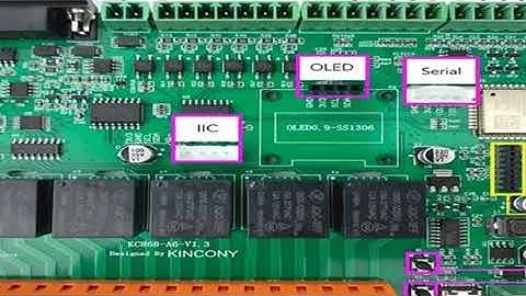 KC868-A6 Smart Home Assistant Relay Switch DIY Module WiFi/Bluetooth ESP32 Development Board MQTT TC