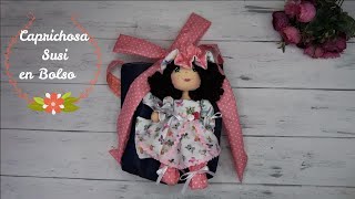 Muñeca Caprichosa Susi en Bolso P 3 Peinado y Gorrito #eltallerdeamparo