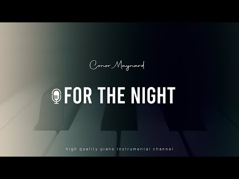 Conor Maynard For The Night Acoustic Piano Karaoke 