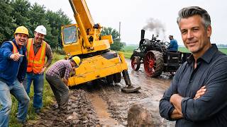 Engineers Dismiss Old Steam Tractor, Turn to It After $200,000 Crane Failure