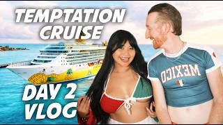Temptation Cruise March 2026 Day 2 Vlog | BTS Swinger Cruise | Adult Spring Break Vacation | Sea Day