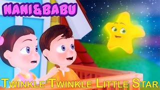 Twinkle Twinkle Little Star | English Nursery Rhymes and Baby Song | Lullaby by Nani and Babu screenshot 5
