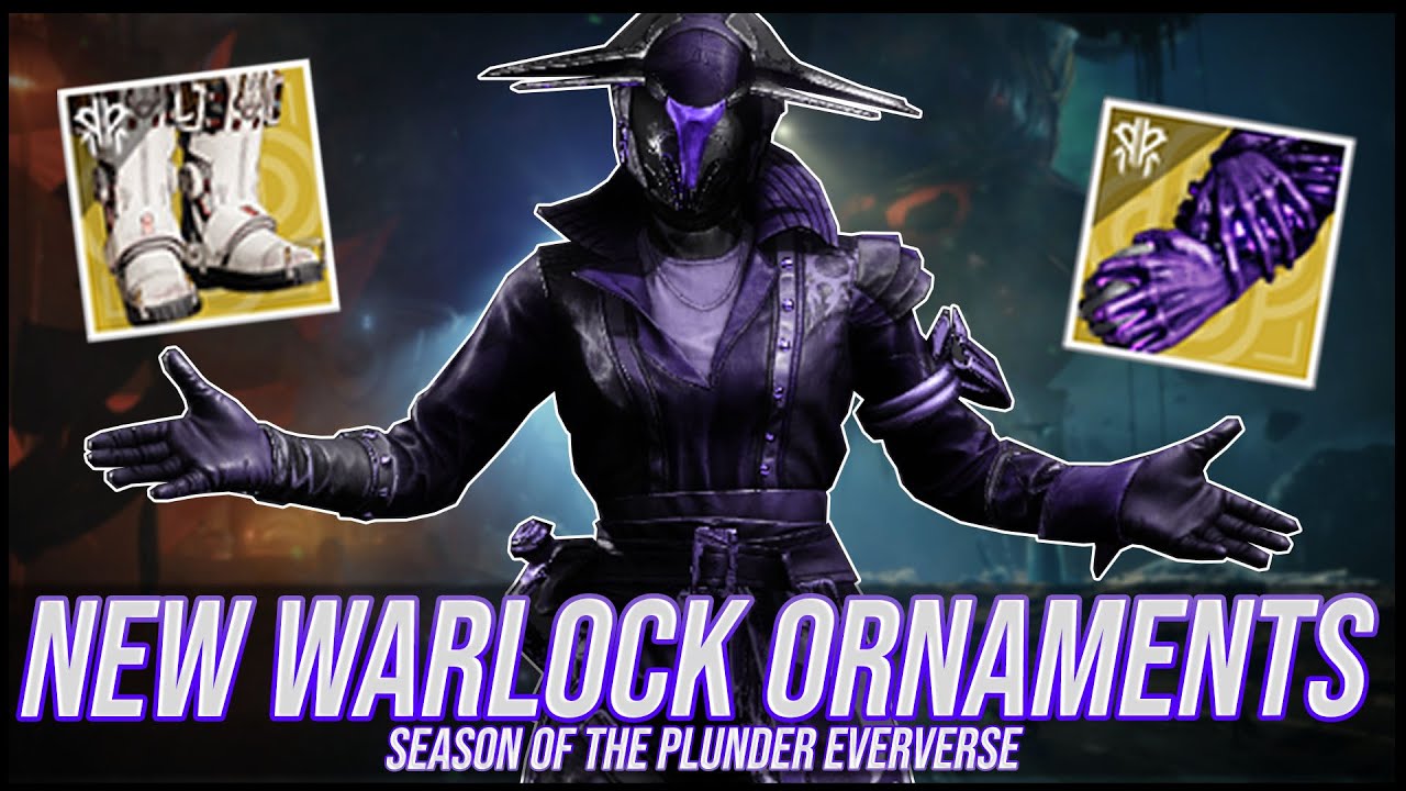 Destiny 2 New Warlock Ornaments Review! Season of the Plunder YouTube