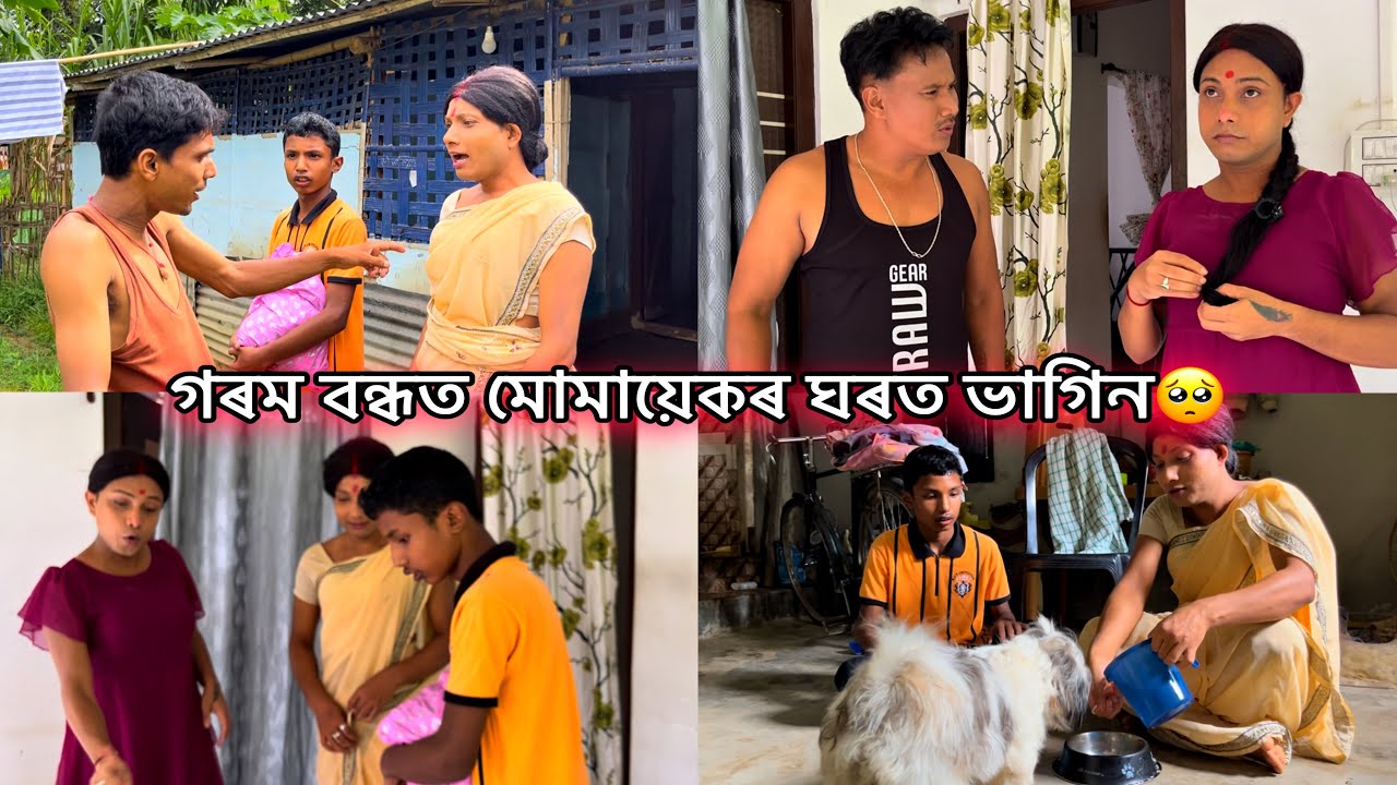 দুখীয়া ভাগিন আহিল গৰম বন্ধত মোমায়েকৰ ঘৰলৈ 
