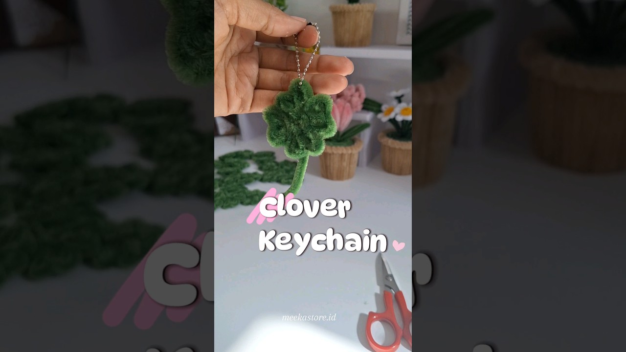 Clover Keychain Tutorial 🍀 meekastore.id 