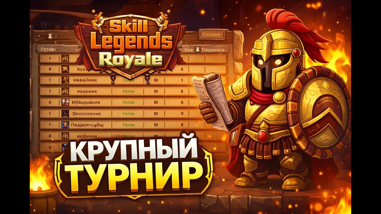 Мой первый крупный турнир в Skill Legends Royale