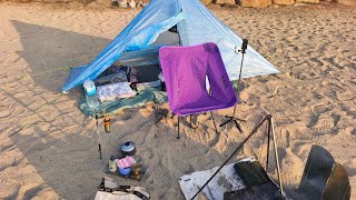 Introducing the contents of the 8.6kg winter hiking camping